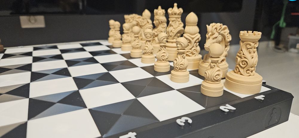 Set 32 piese sah 7 cm înălțime