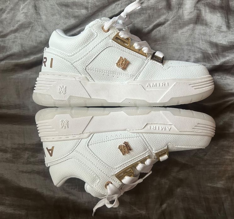 Amiri MA-1 White/Gold – Full Box