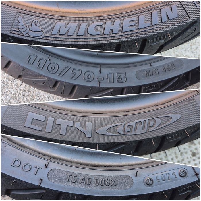 O bucată 110/70 R 13 Michelin Dunlop