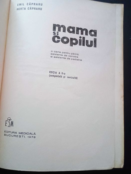 Mama si copilul-Emil Capraru /Herta Capraru