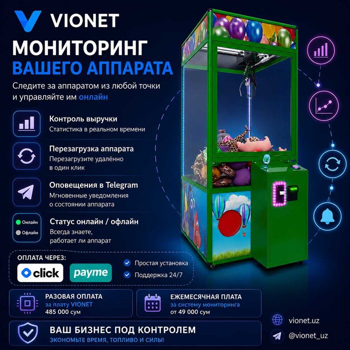 Kran-mashinalar onlayn monitoring qilish
