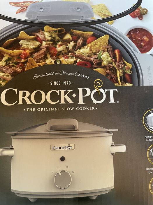 Oală Crockpot DuraCeramic Alb