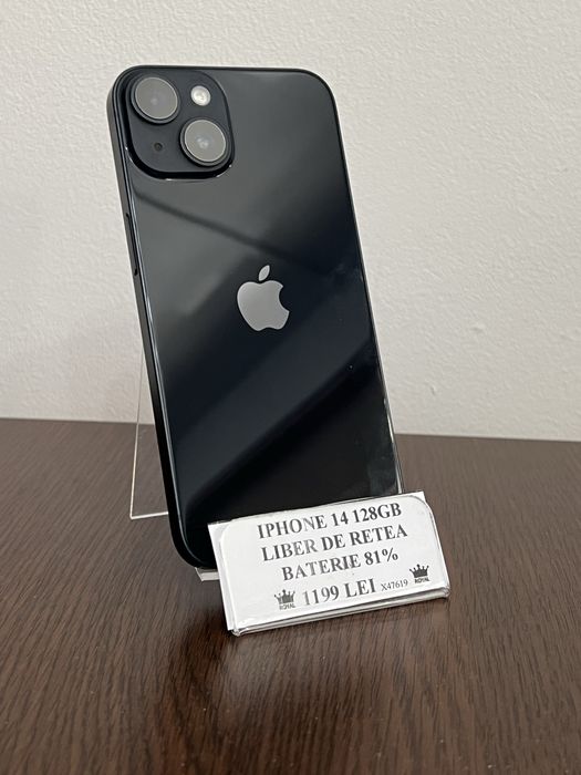 Amanet Royal CB: Iphone 14 128gb baterie 81 liber de retea