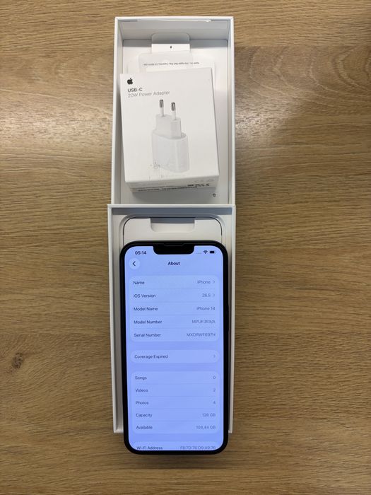 iPhone 14 Midnight Black - nou