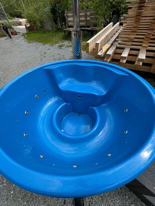 Ciubăr fibră soba interioara echipat complet