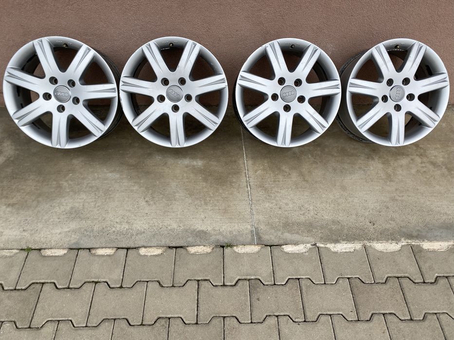 4бр лети джанти 18цола/ 5х130/ет53/ц.отв71.5/7.5J/audi Q7/ауди ку7