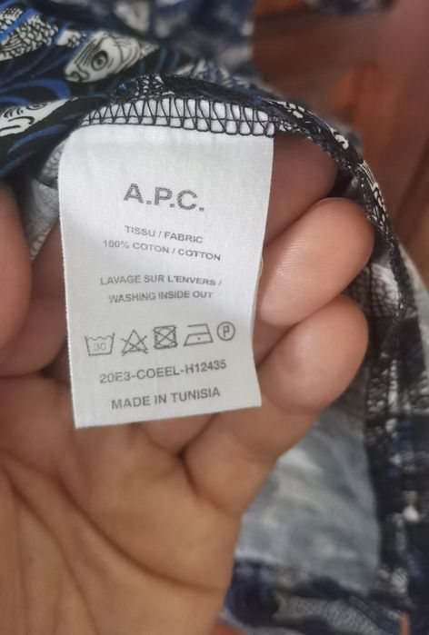 Риза A.P.C. Chemisette David shirt