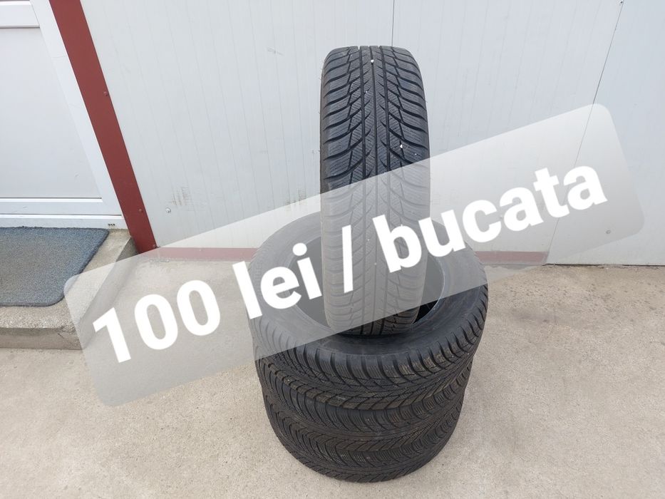100 lei bucata! Set anvelope M+S/IARNA 185 60 16 Bridgestone dot 2020