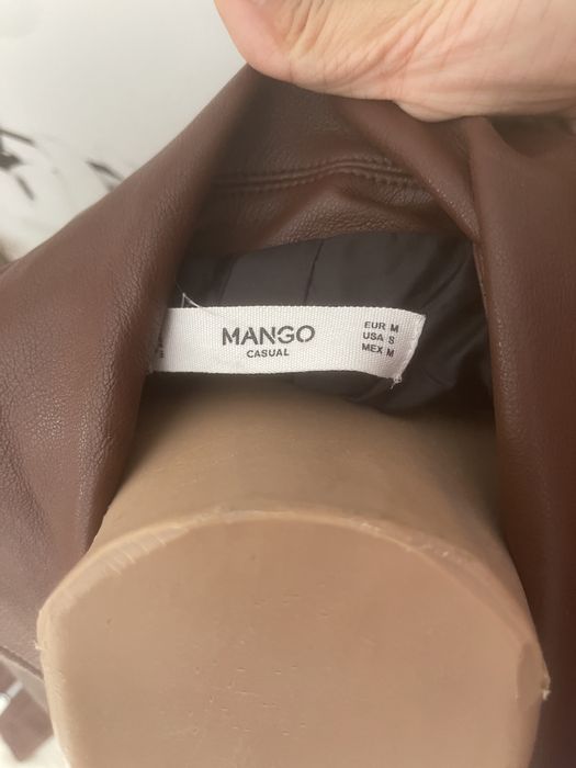 Geaca piele ecologica amrca MANGO