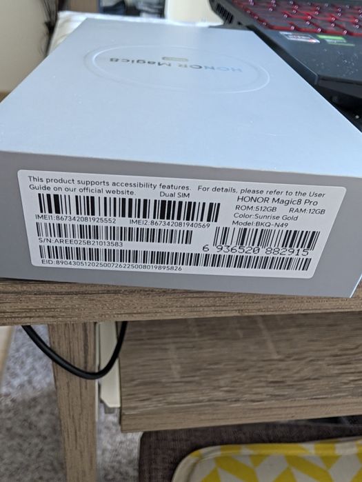 Honor Magic 8pro Gold 12GB 512GB
