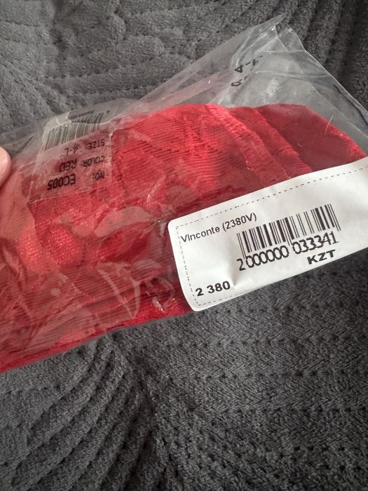 Гольфи красный, капроновый