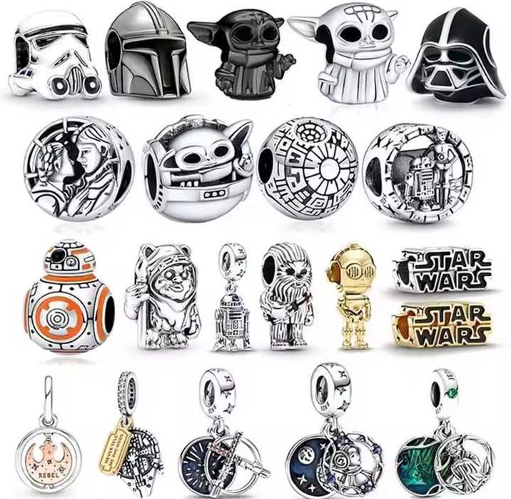Game of Thrones, Star wars сребърни талисмани S 925