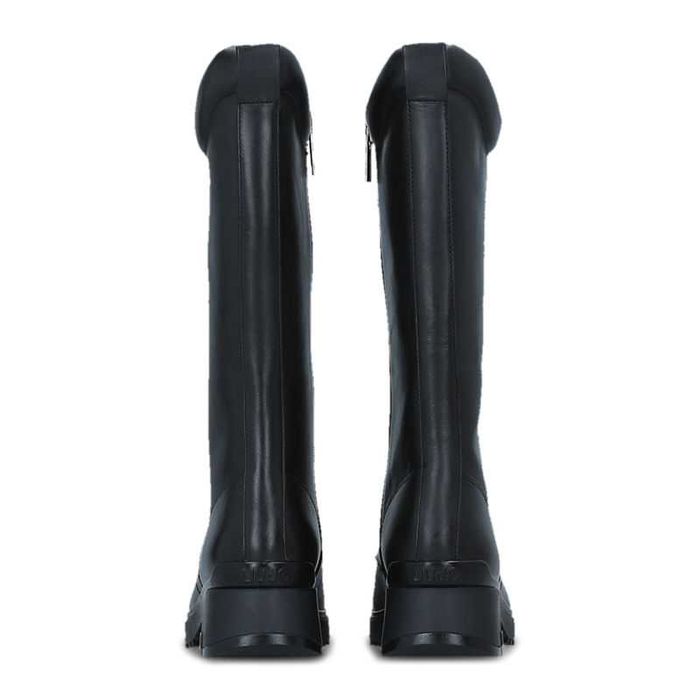%ПРОМО%до 31.01!LIU JO № 38 – Дамски ботуши естествена кожа "BLACK & G