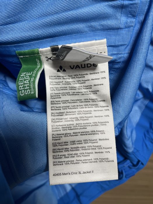 VAUDE : Croz Alpine 3L Waterproof  20К Jacket - размер 52/Л Оригинал