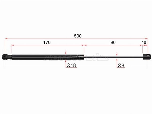 Амортизатор крышки багажника Audi Q5