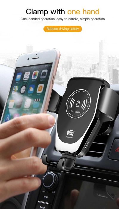 Q12 безжично зарядно за кола бързо безжично зарядно устройство