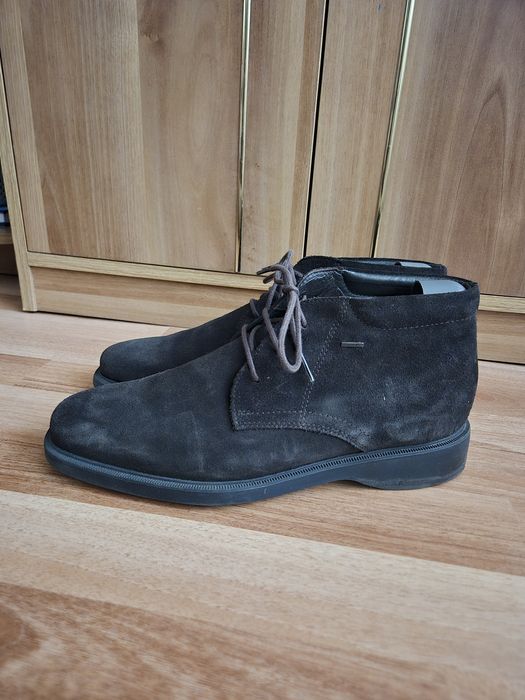 Ghete Geox, Brayden 2Fit ABX, Piele Naturală, Wide Fit, Bărbați - 42