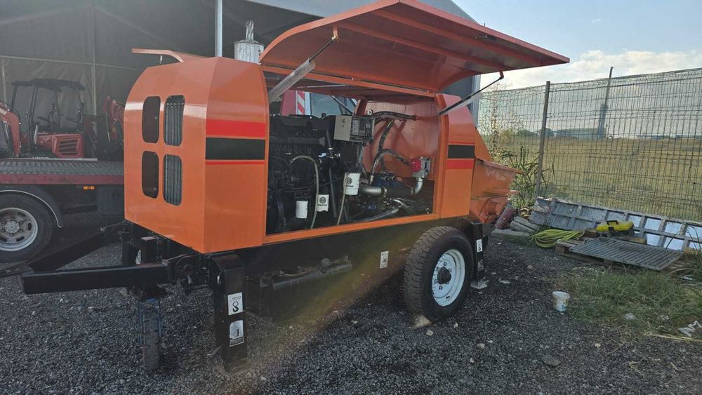 Pompa beton diesel + 200m țevi&furtun - LUKTON 150CP
