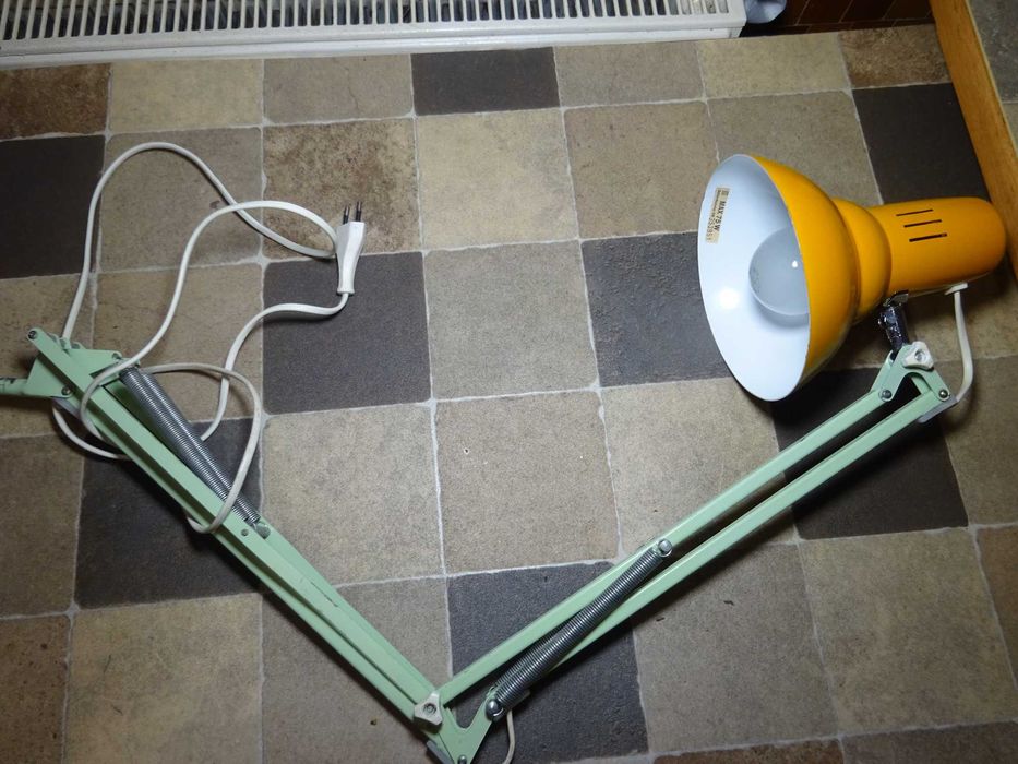 Lampa de birou vintage tip arhitect /Waso W3 Spezial