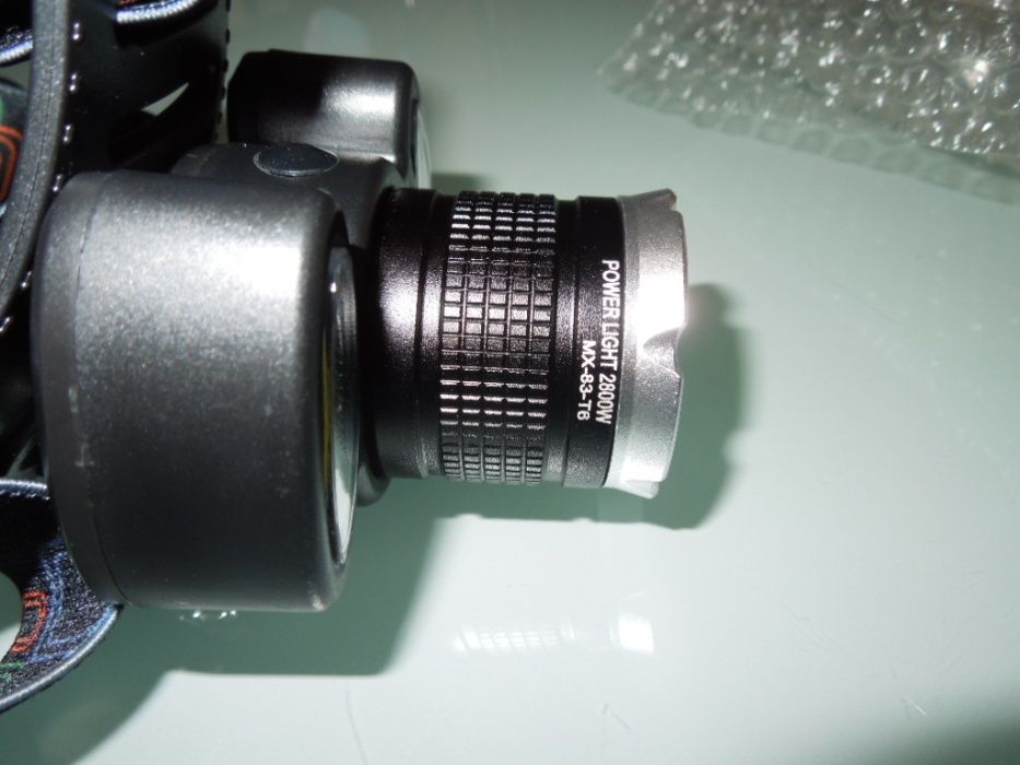 Lanterna De Cap MX-83-T6 Power Light 2800W 1 Led T6+2Cob 6500K