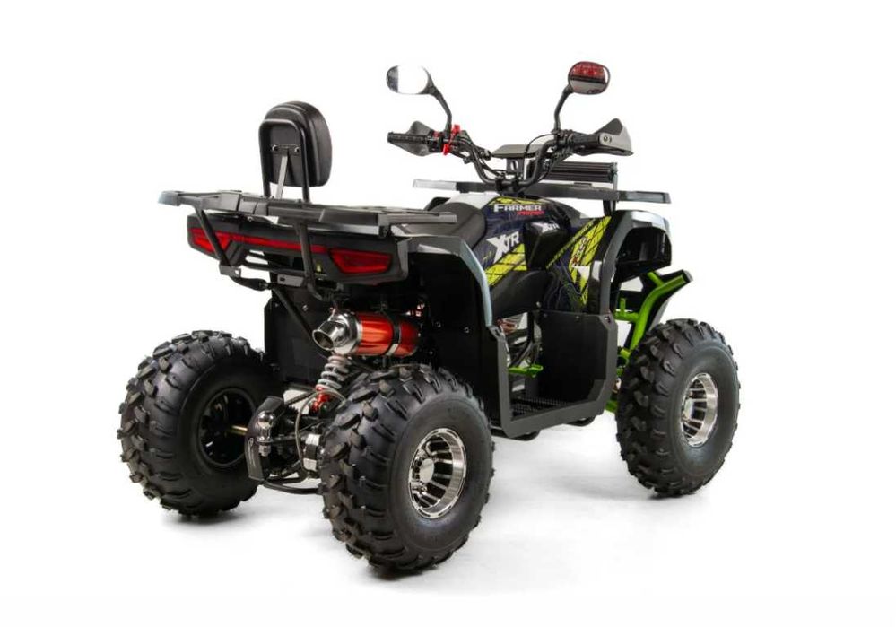 ATV XTR Pro Farmer 019, roti 8 inch, 150cc, 3+1 viteze, negru/verde