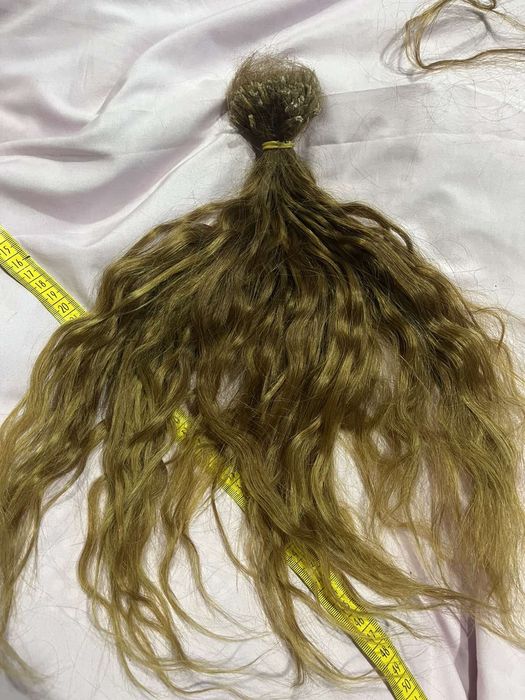 Кератинови кичури естествен косъм цената е за двете връзки