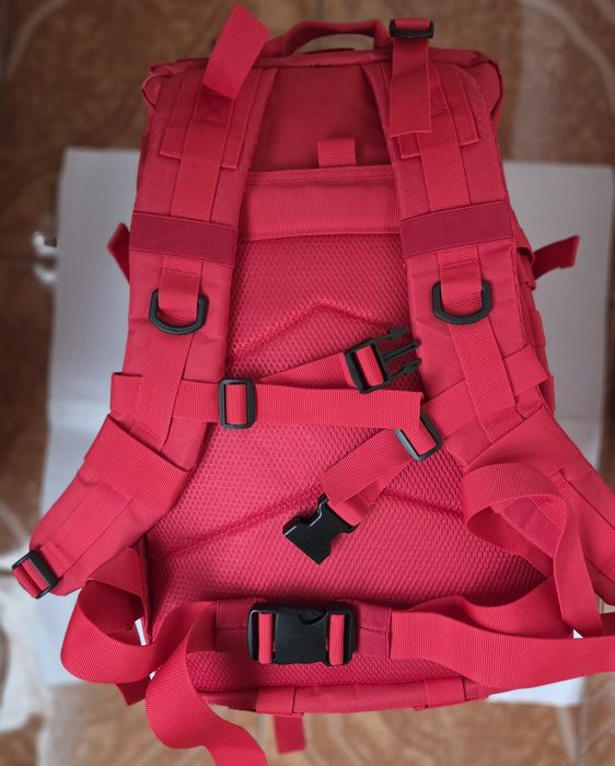 Rucsac Militar  Rosu 50 L ,Drumeții, Camping,Nou