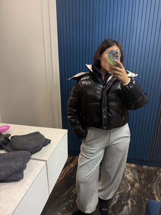 Topten короткий дутый пуховик на зиму