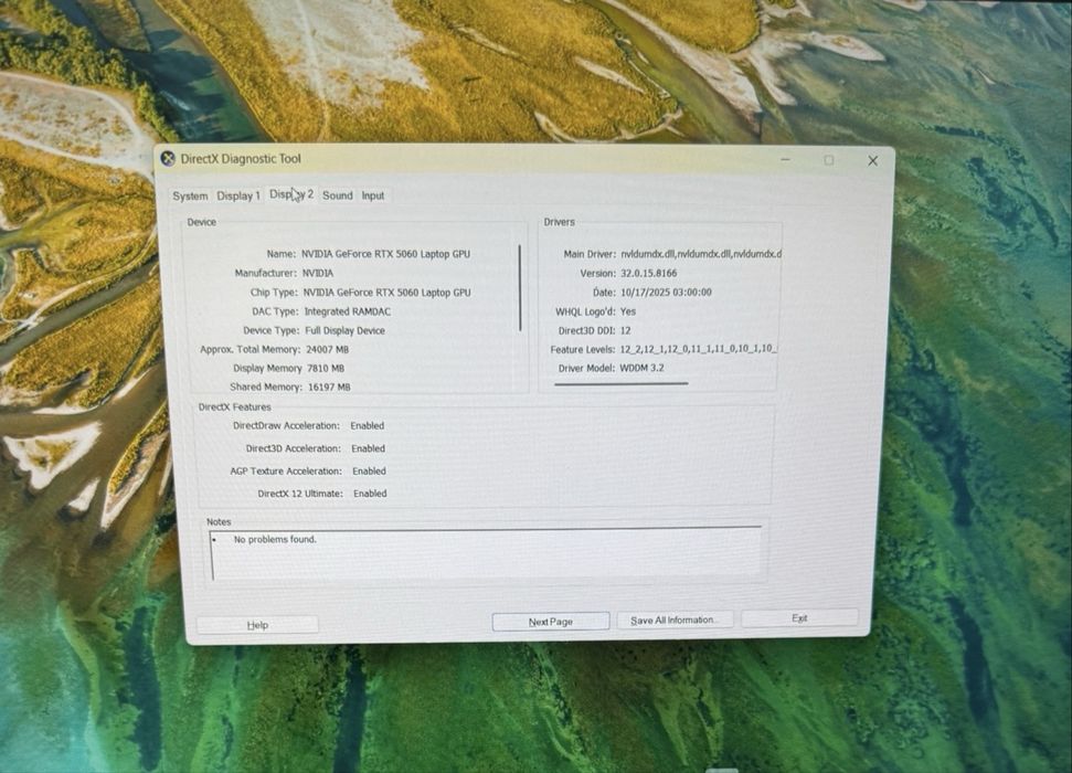 RTX 5060 NOU 44Cycluri incarcare i7-13620H se poate adauga pana la 64GB DDR5