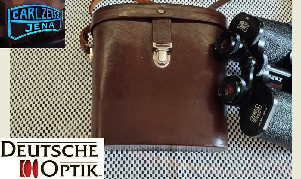 ТОП Бинокъл Carl Zeiss Jena-JENOPTEM-MULTI-COATED -10 х 50W-ГДР--като НОВ