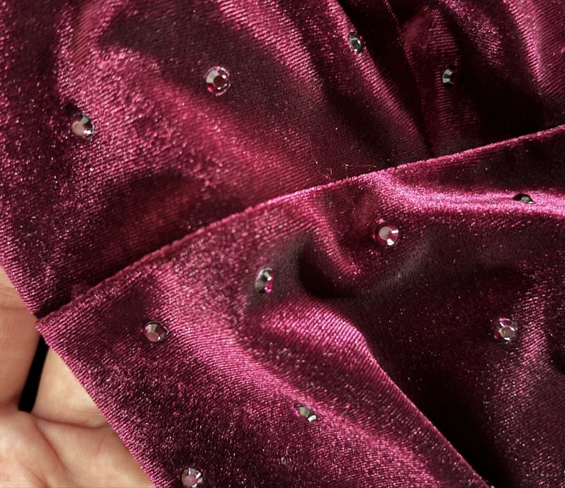 Rochie din catifea midi