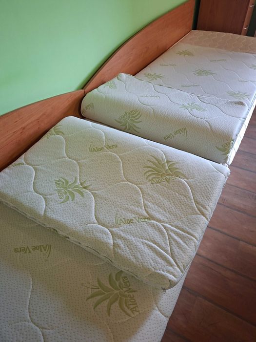 Ъглова спалня с ракла,повдигащ механизъм, матраци и ТОП-матраци