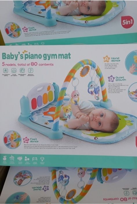 Большой.Новый! Коврик-пионино. Музыкальный детский коврик.