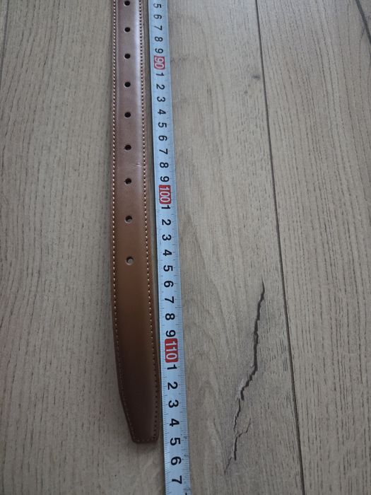 Curea piele naturala, model CD, maro
