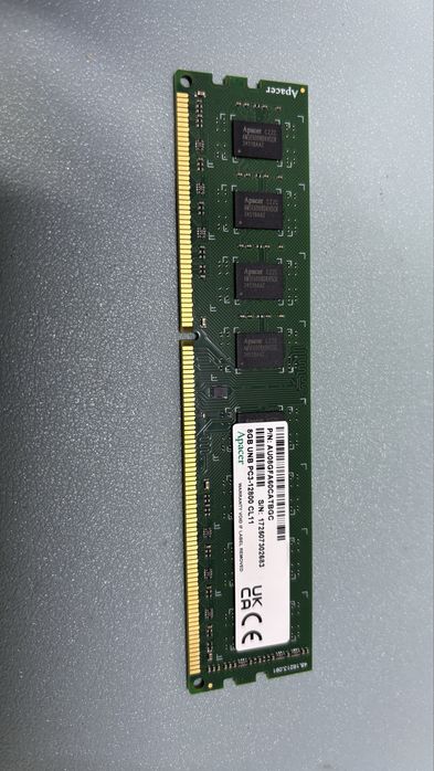 ОЗУ БУ DDR3 8GB 1600MHz для ПК