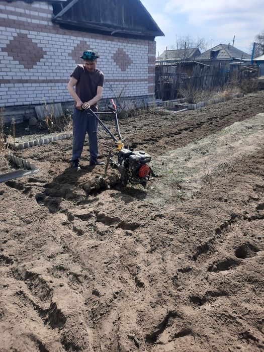 Вспашу огород участок