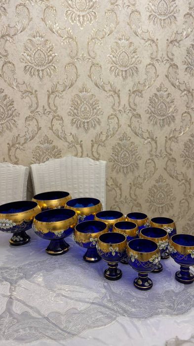 Богема Чехия, комплектда 13 дона. Холати аъло даражада.