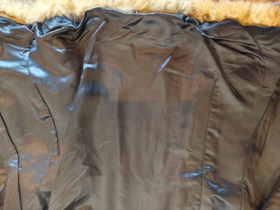 Кожено палто и шапка