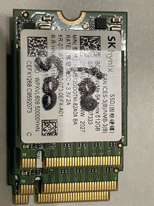 SSD Nvme M.2 256, 512, 1tb si 2tb 99-100% health backupuri personale
