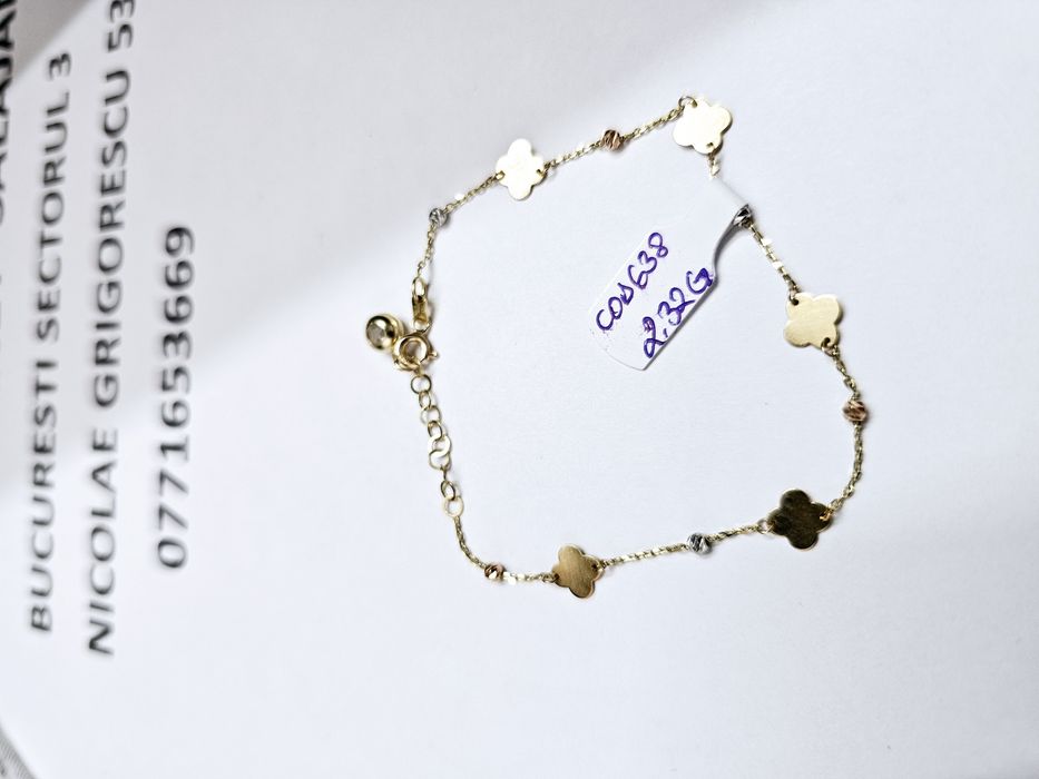 Vand bratara din aur 14 k 2.32 g cod 638
