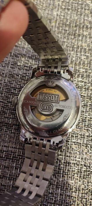 Тисо ле льокл,автоматик сапфир кристал 25 камъка рубин