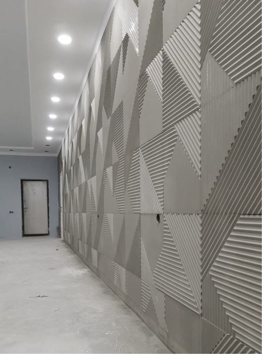 3д Панел / Гипстан жасалған