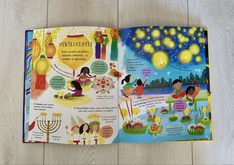 Sărbători din jurul lumii, colecția Usborne, UE Junior, cartonată,Nouă