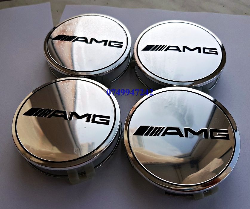 Capace jante aliaj Mercedes AMG set 4 buc 75mm
