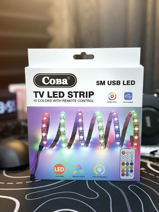 LED лента 5м новая