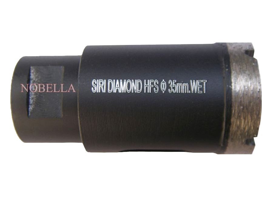 Диамантена боркорона - Ø 35 мм. за ъглошлайф, други от Ø 6 до Ø 110 мм