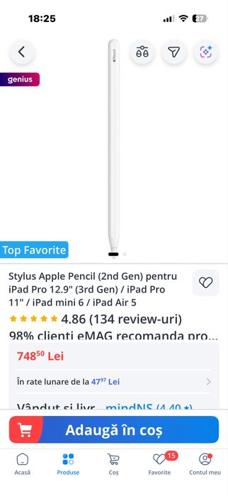 Apple Pencil noi noute, toate modelele