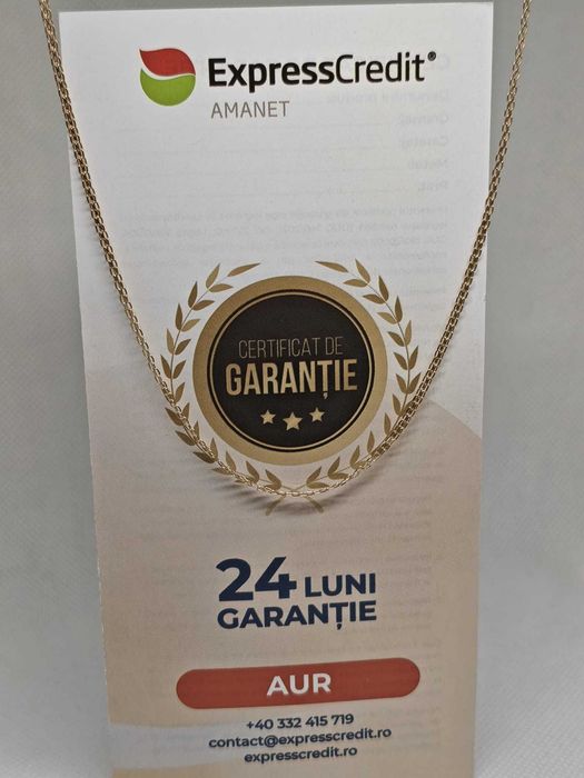 Lant din aur de 14K 2.38gr (Ag43 Falticeni B4168) Garantie\Factura