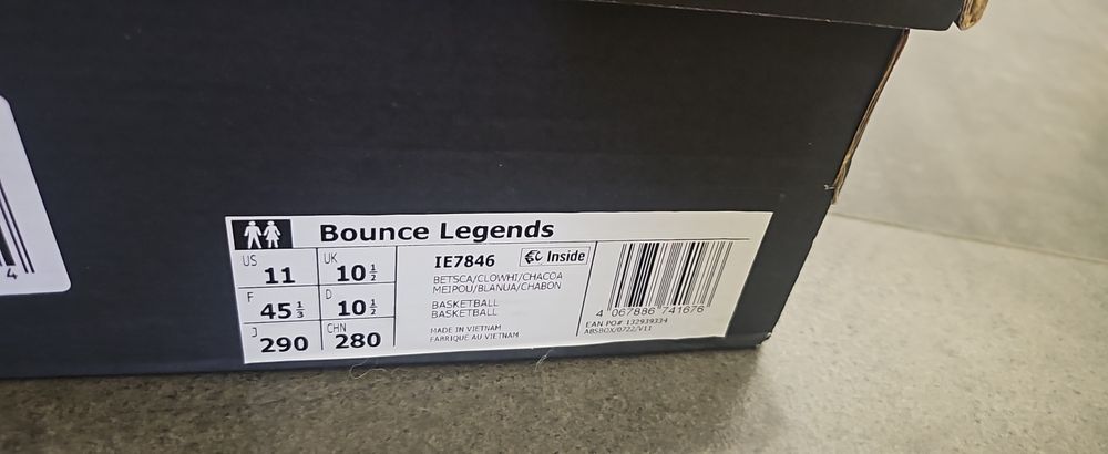 ADIDAS PERFORMANCE Обувки Bounce Legends 45 1/3