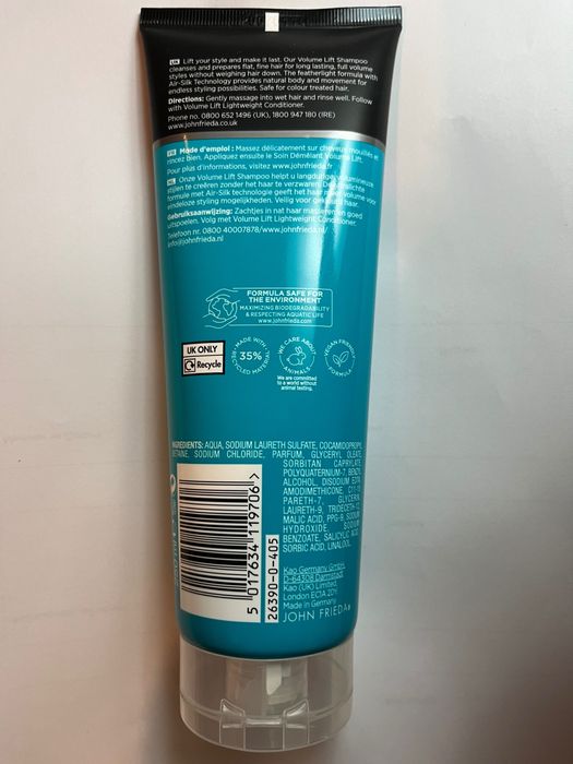 John Frieda Volume lift - шампоан